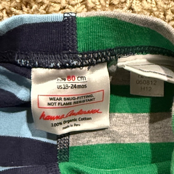 Hanna Andersson Mix It Up Pajamas 80 18-24 months - Picture 3 of 6